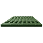 Fall Protection Tiles 12 pcs Rubber 50x50x3 cm Green