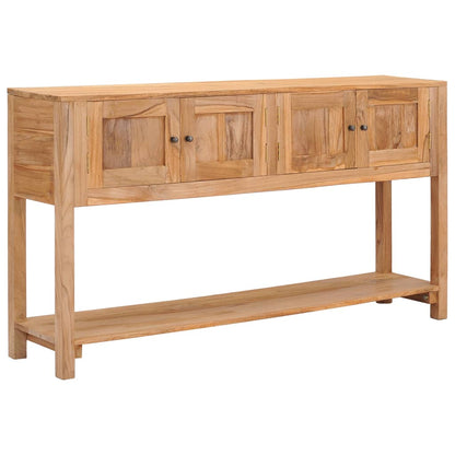 Sideboard 140x30x75 cm Solid Teak Wood