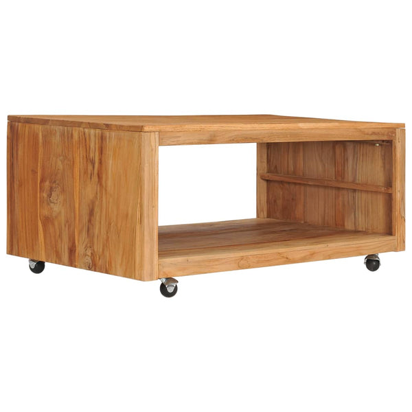  Coffee Table 110x60x40 cm Solid Teak Wood