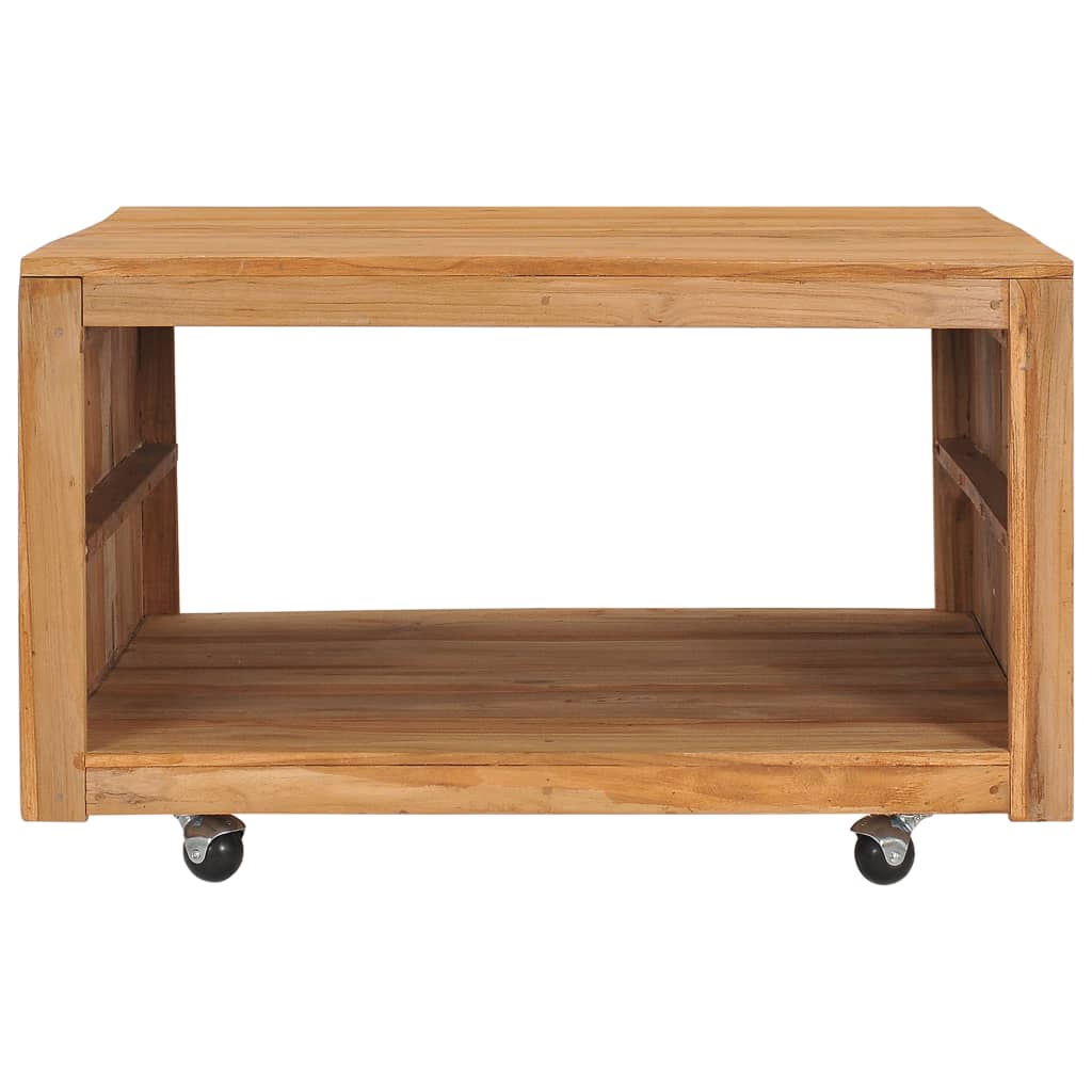 Coffee Table 80x80x40 cm Solid Teak Wood
