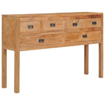 Sideboard 140x30x75 cm Solid Teak Wood