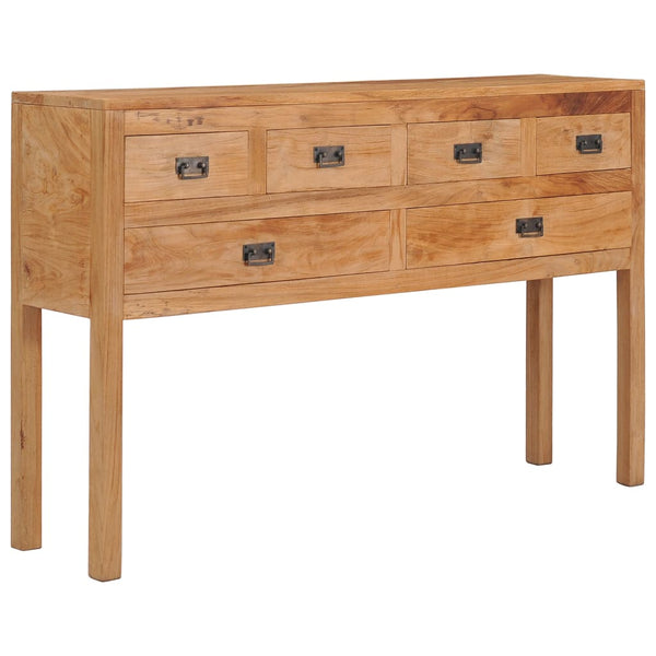  Sideboard 140x30x75 cm Solid Teak Wood