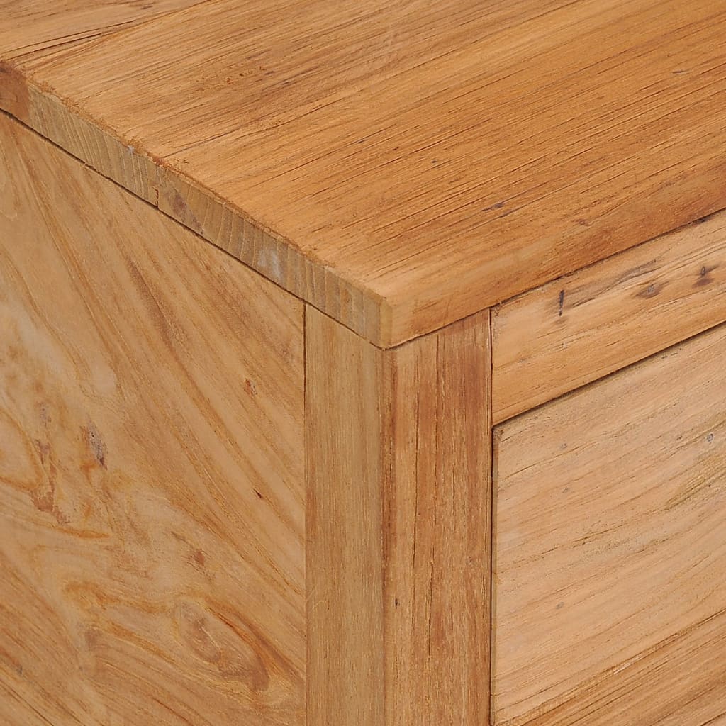 Sideboard 140x30x75 cm Solid Teak Wood