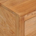 Sideboard 140x30x75 cm Solid Teak Wood