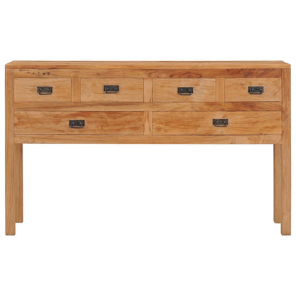 Sideboard 140x30x75 cm Solid Teak Wood