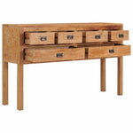 Sideboard 140x30x75 cm Solid Teak Wood