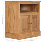 Corner Sideboard 60x45x60 cm Solid Teak Wood