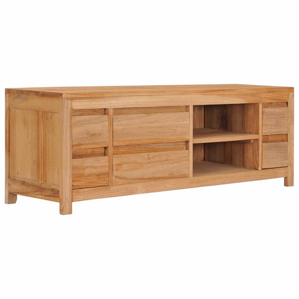  TV Cabinet 120x30x40 cm Solid Teak Wood