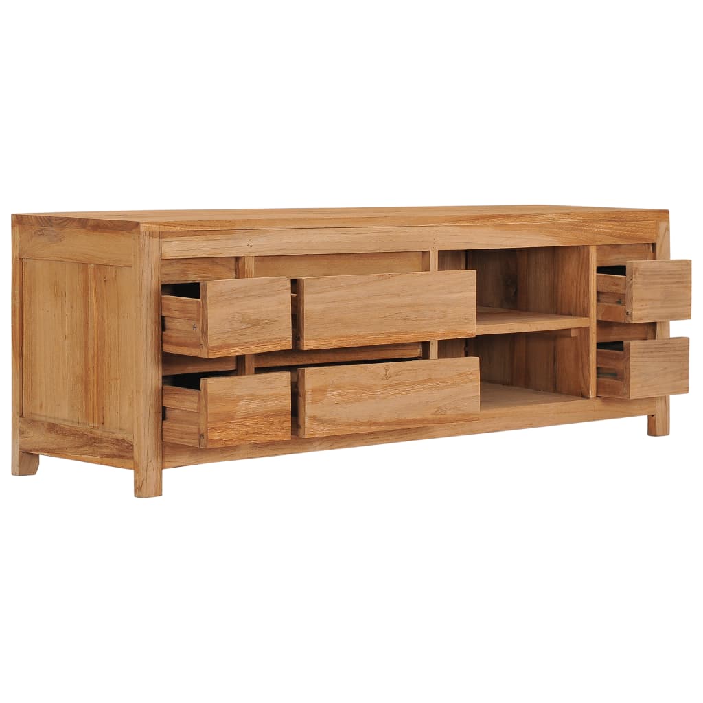TV Cabinet 120x30x40 cm Solid Teak Wood