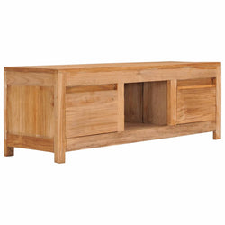 TV Cabinet 100x30x35 cm Solid Teak Wood