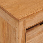 TV Cabinet 100x30x35 cm Solid Teak Wood