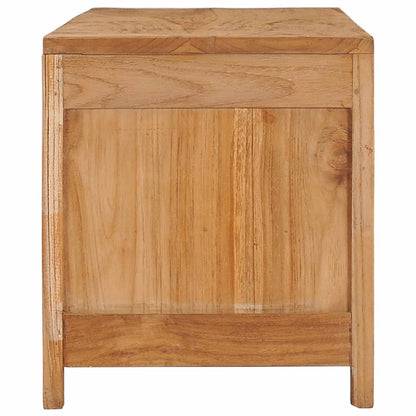 TV Cabinet 100x30x35 cm Solid Teak Wood