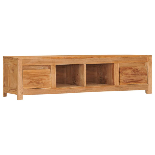  TV Cabinet 135x30x35 cm Solid Teak Wood