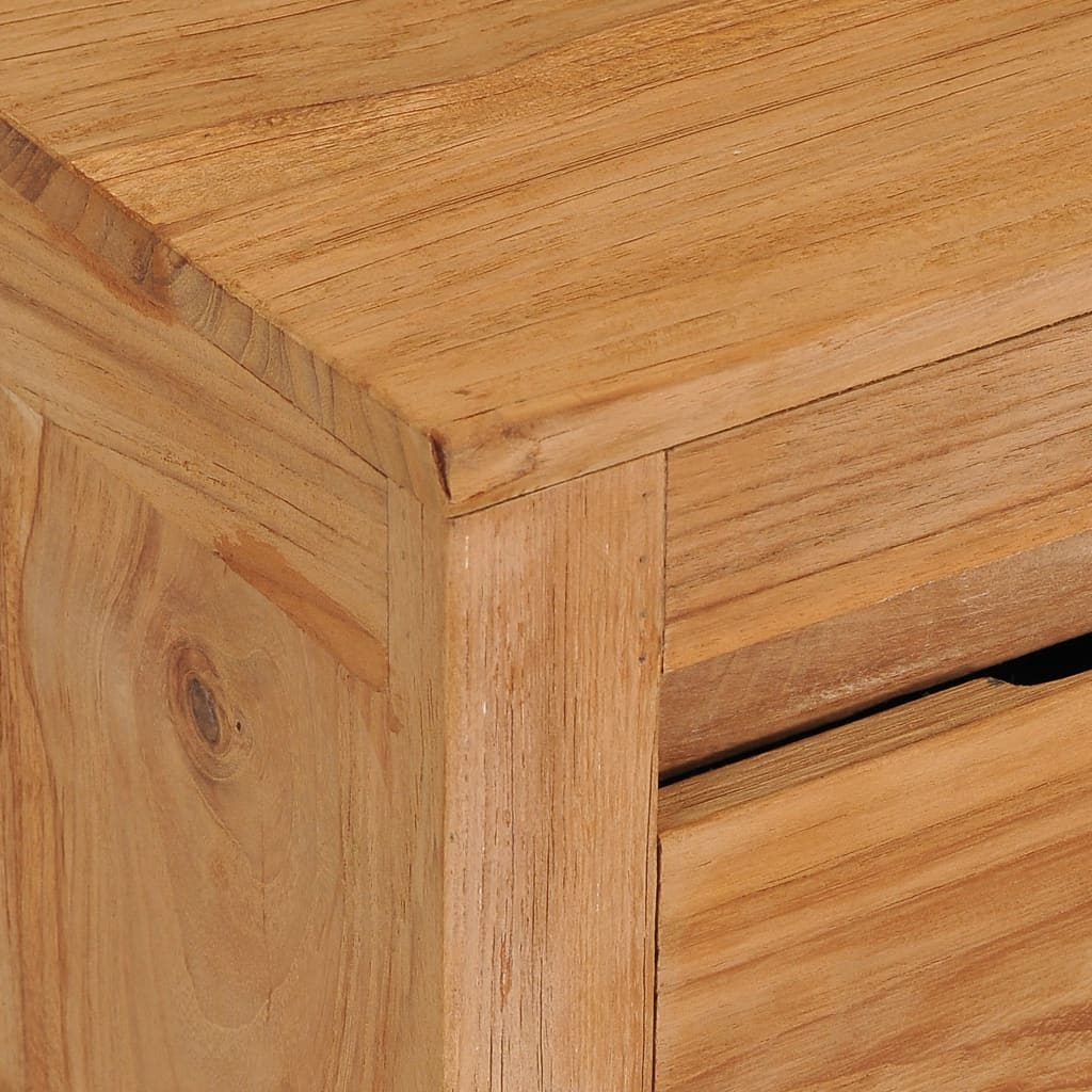 TV Cabinet 135x30x35 cm Solid Teak Wood