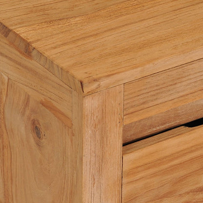 TV Cabinet 135x30x35 cm Solid Teak Wood