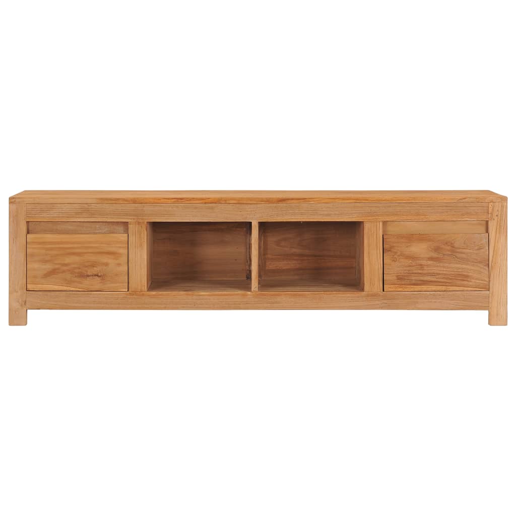 TV Cabinet 135x30x35 cm Solid Teak Wood