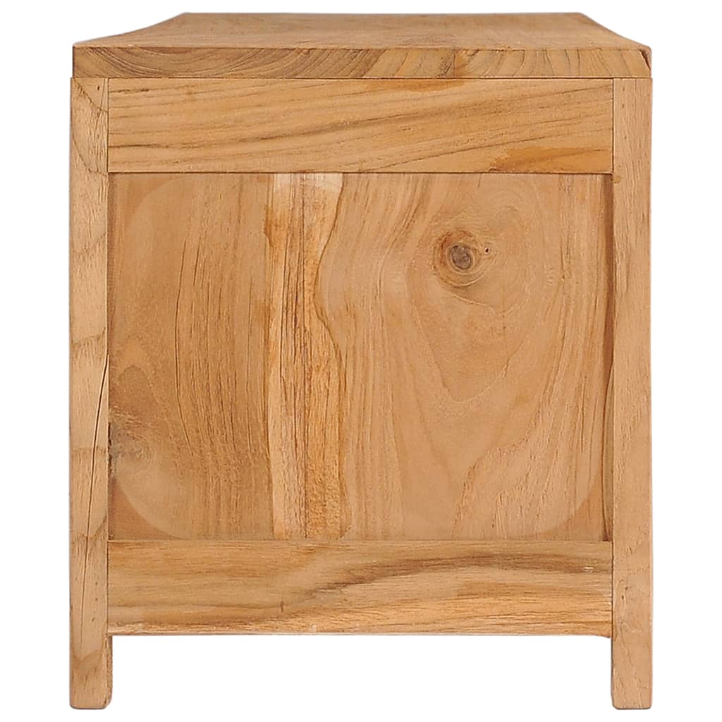 TV Cabinet 135x30x35 cm Solid Teak Wood