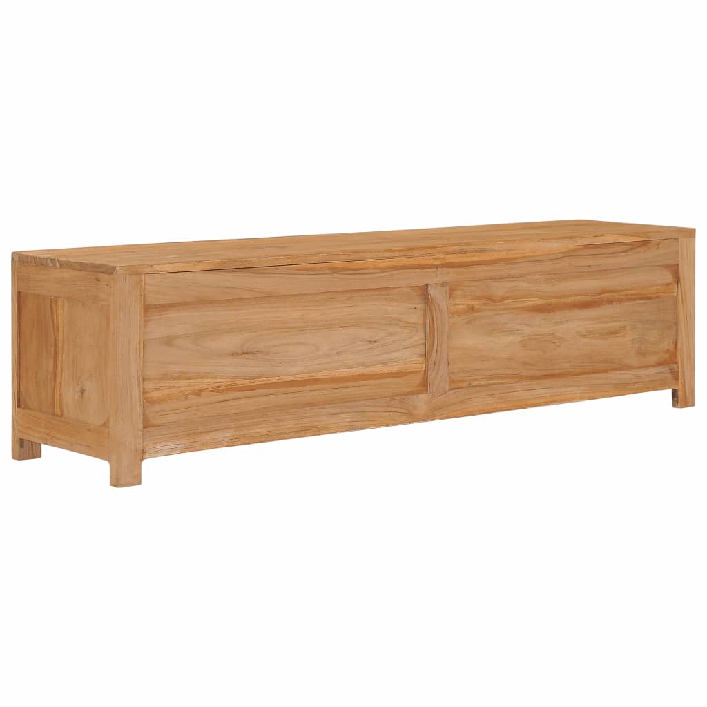 TV Cabinet 135x30x35 cm Solid Teak Wood