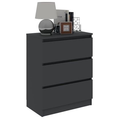 Sideboard Grey 60x35x76 cm Chipboard