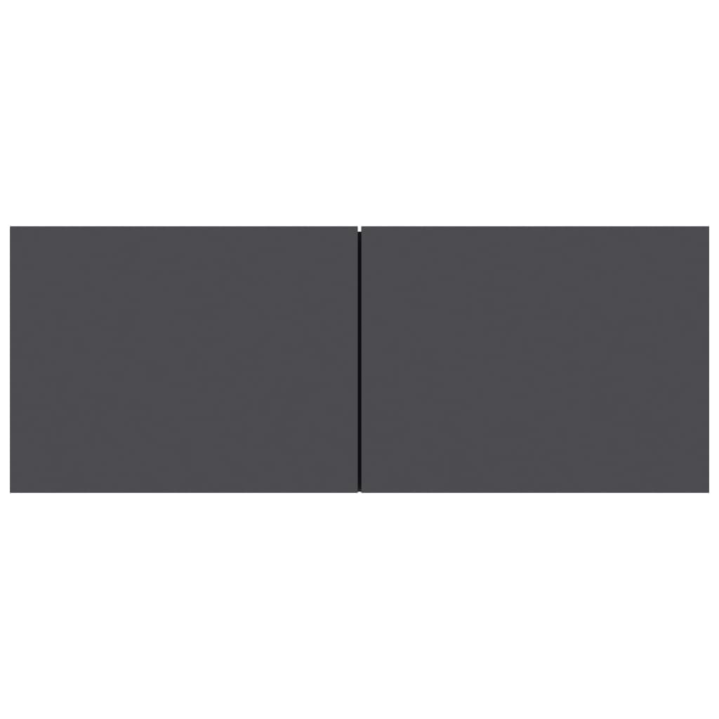 TV Cabinet Grey 80x30x30 cm Chipboard