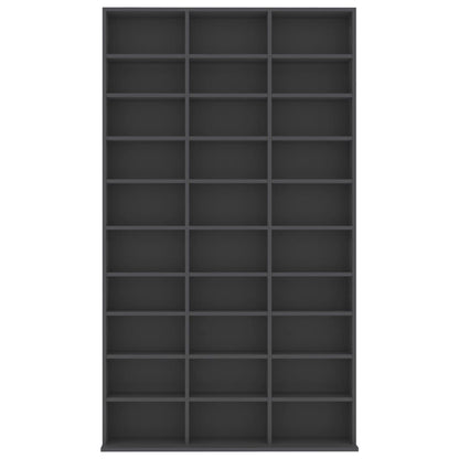 CD Cabinet Grey 102x16x177,5 cm Chipboard