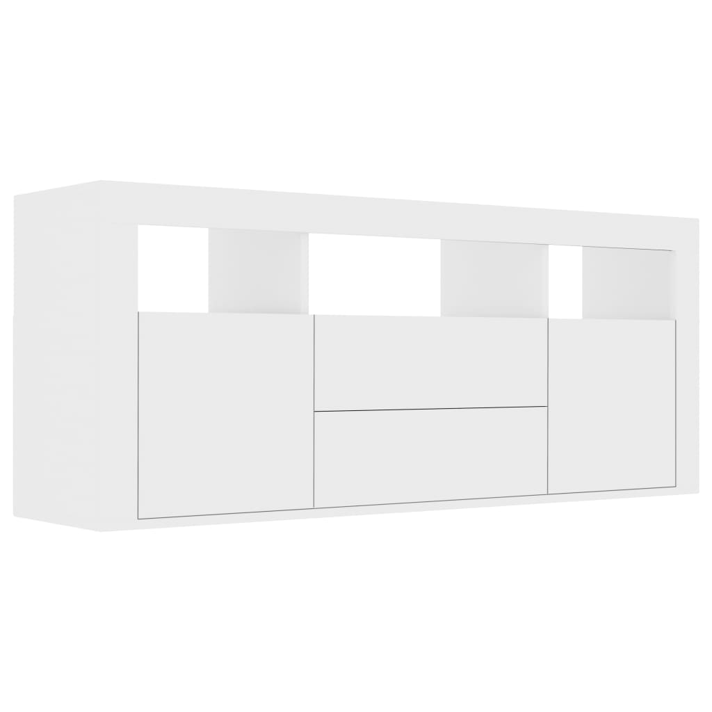 TV Cabinet White 120x30x50 cm Chipboard