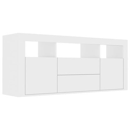 TV Cabinet White 120x30x50 cm Chipboard