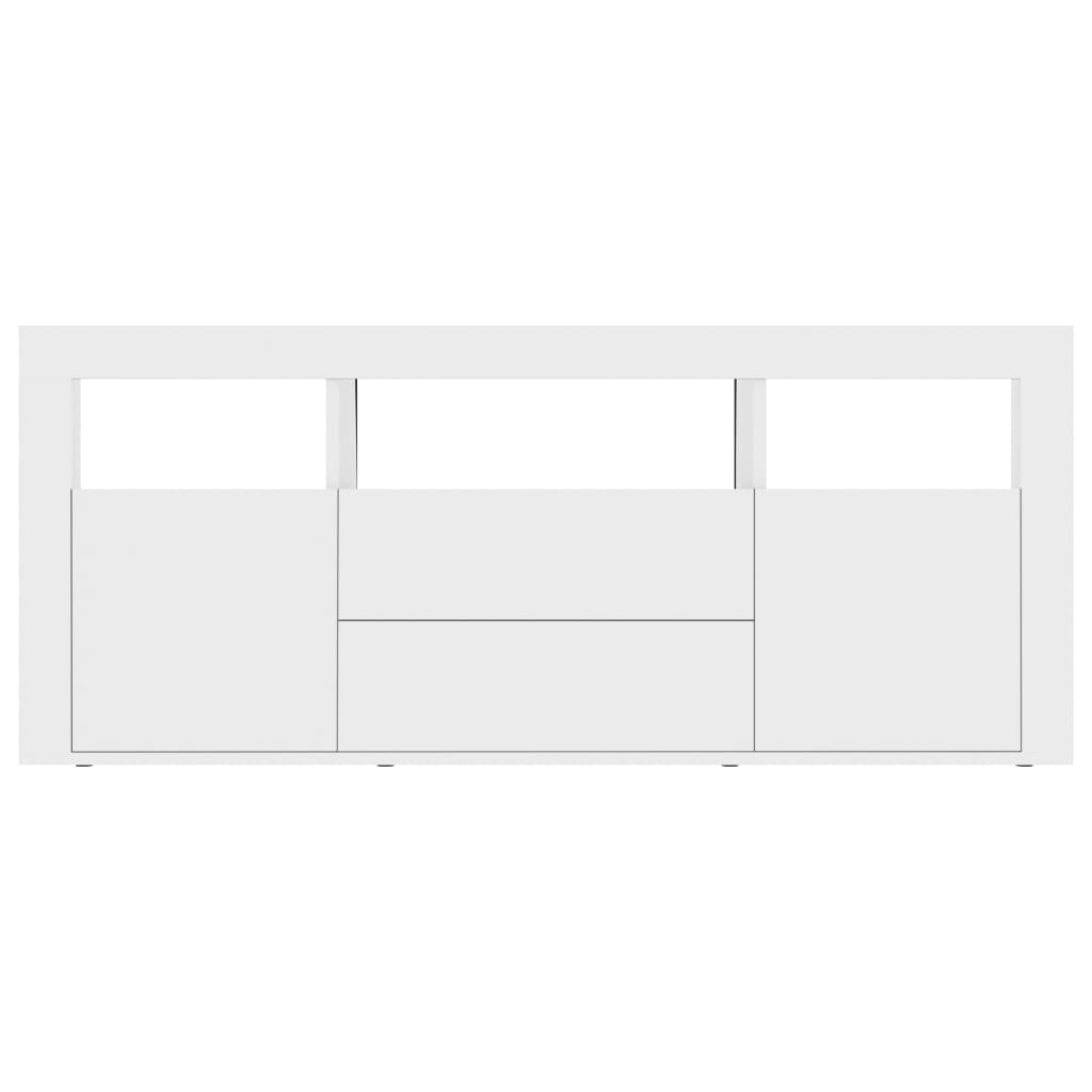TV Cabinet White 120x30x50 cm Chipboard
