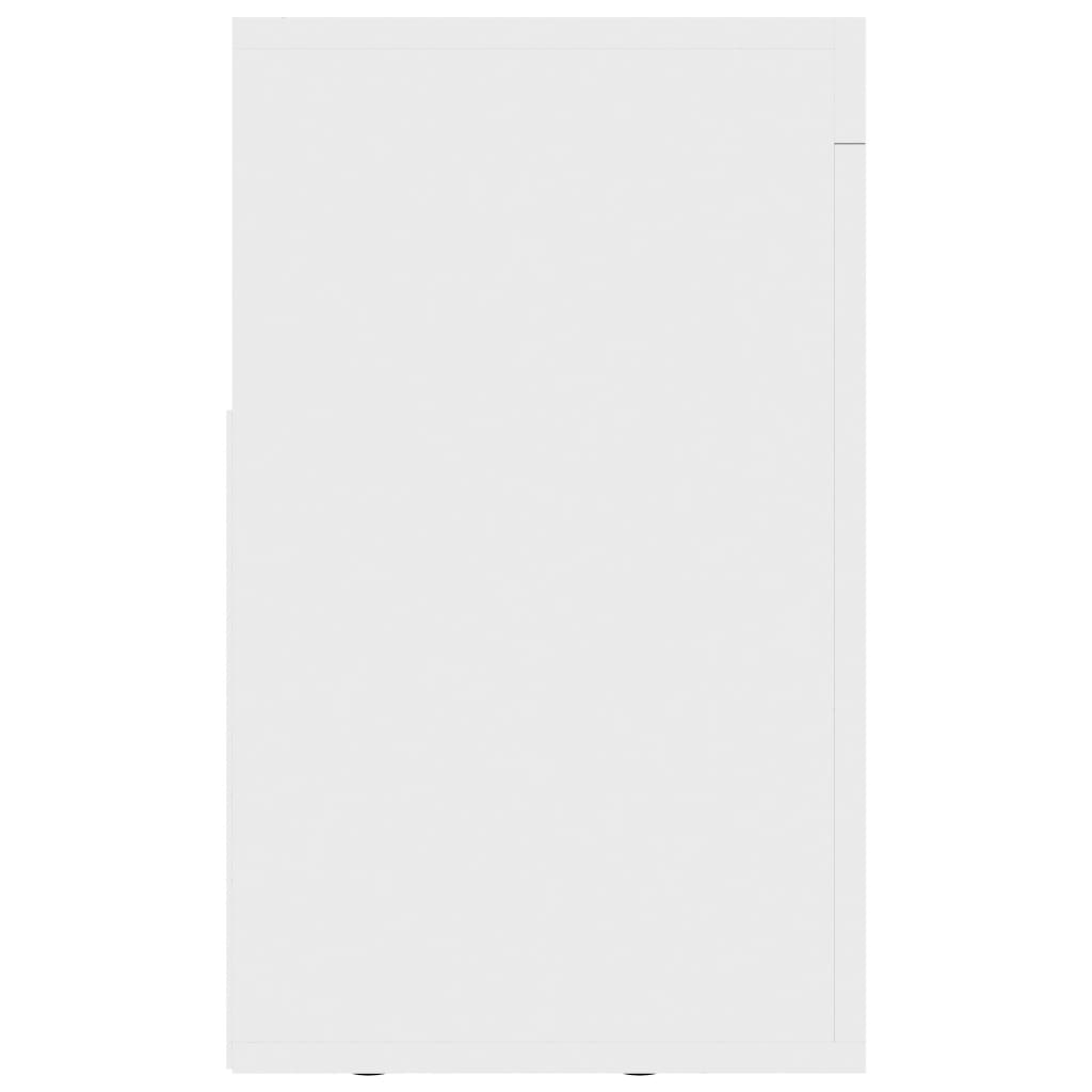TV Cabinet White 120x30x50 cm Chipboard