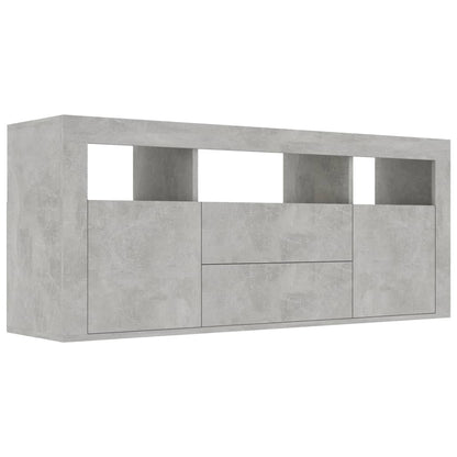 TV Cabinet Concrete Grey 120x30x50 cm Chipboard