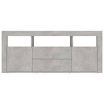 TV Cabinet Concrete Grey 120x30x50 cm Chipboard