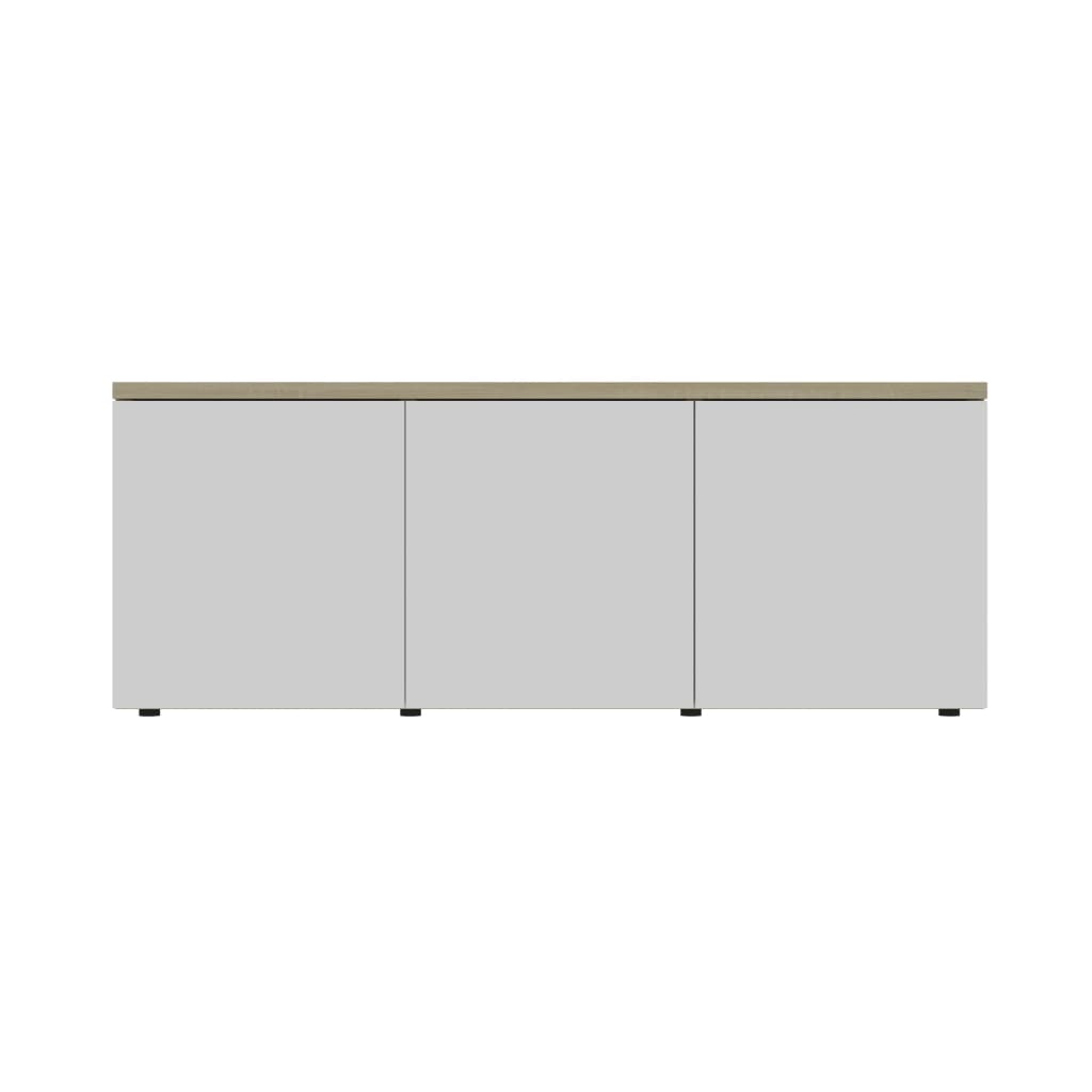 TV Cabinet White and Sonoma Oak 80x34x30 cm Chipboard