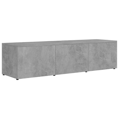 TV Cabinet Concrete Grey 120x34x30 cm Chipboard