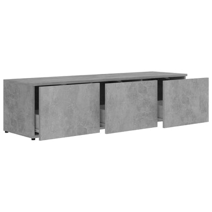 TV Cabinet Concrete Grey 120x34x30 cm Chipboard