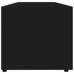 TV Cabinet High Gloss Black 120x34x30 cm Chipboard
