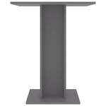 Bistro Table Grey 60x60x75 cm Chipboard