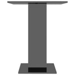 Bistro Table High Gloss Black 60x60x75 cm Chipboard