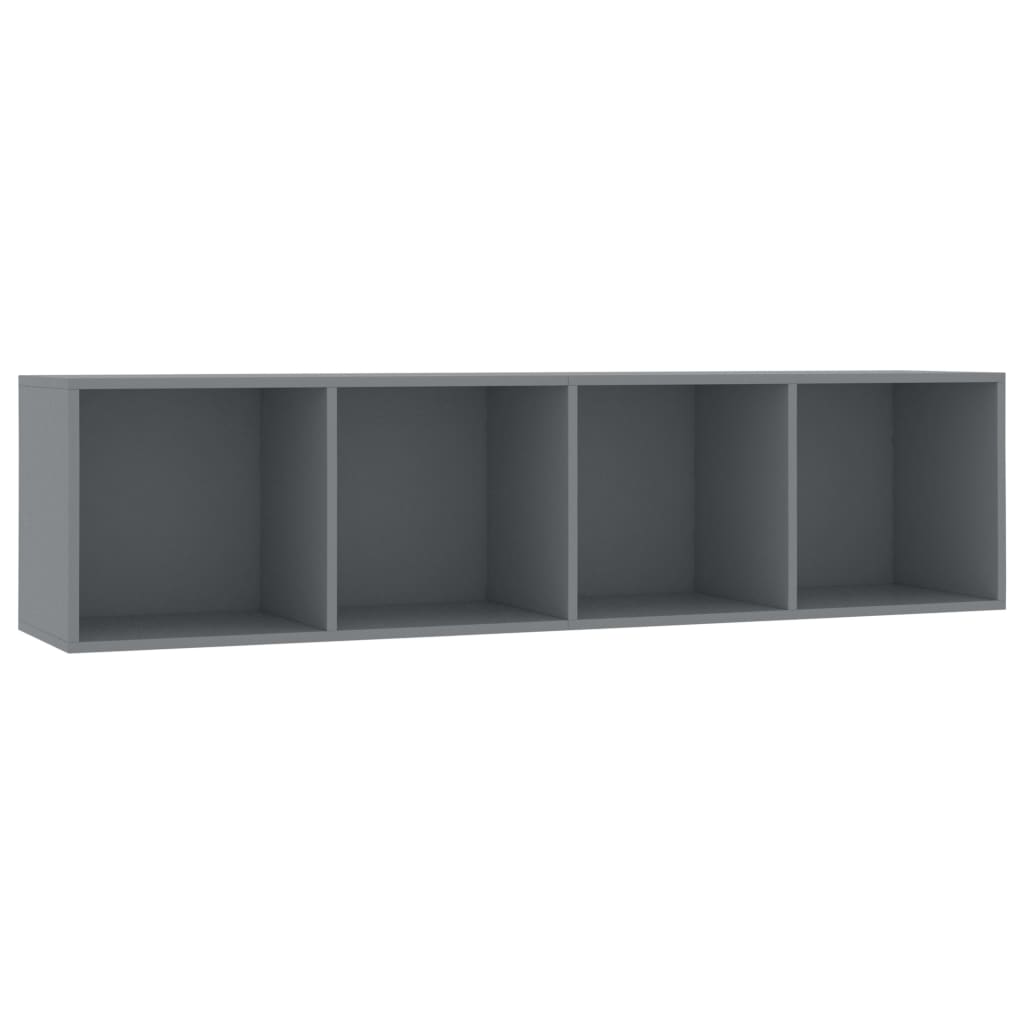 Book Cabinet/TV Cabinet Grey 143x30x36 cm