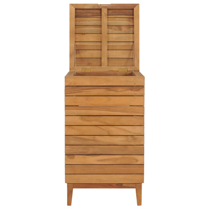 Laundry Basket 40x40x70 cm Solid Teak Wood