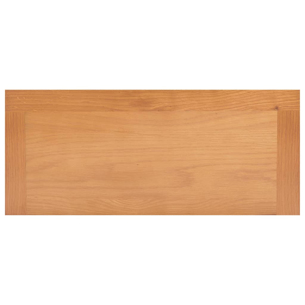 Narrow Bookcase 52x22.5x170 cm Solid Oak Wood and MDF