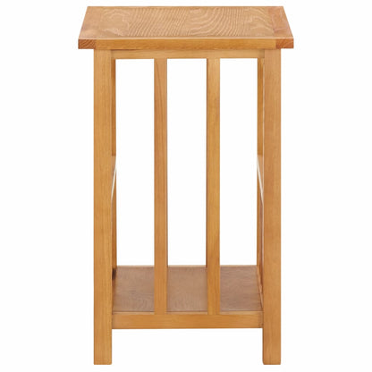 Magazine Table 45x35x55 cm Solid Oak Wood and MDF