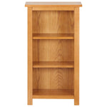 Narrow Bookcase 45x22.5x82 cm Solid Oak Wood and MDF