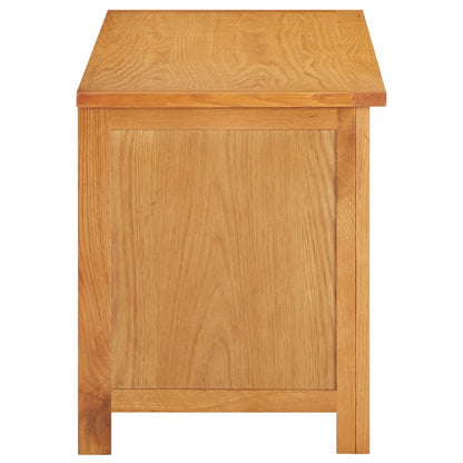 Shoe Rack 90x37x45 cm Solid Oak Wood and MDF