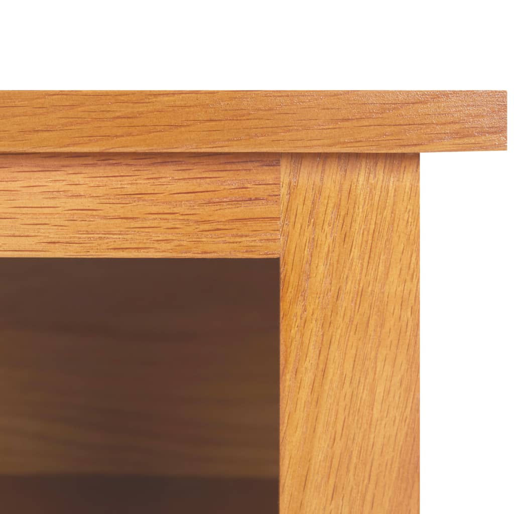 Shoe Rack 90x37x45 cm Solid Oak Wood and MDF