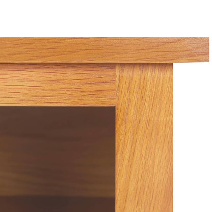 Shoe Rack 90x37x45 cm Solid Oak Wood and MDF