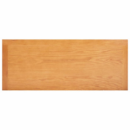 Shoe Rack 120x37x45 cm Solid Oak Wood and MDF