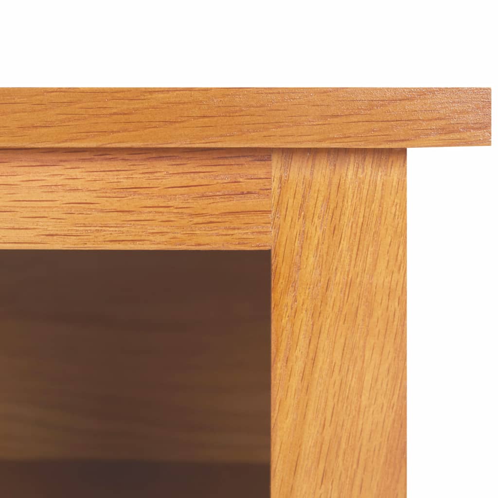 Shoe Rack 120x37x45 cm Solid Oak Wood and MDF