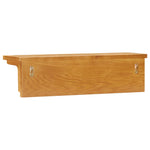 Coat Rack 60x16x16 cm Solid Oak Wood