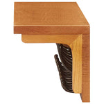 Coat Rack 90x16x16 cm Solid Oak Wood