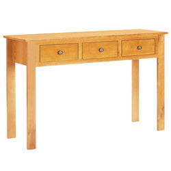 Dressing Table 118x40x77 cm Solid Oak Wood and MDF